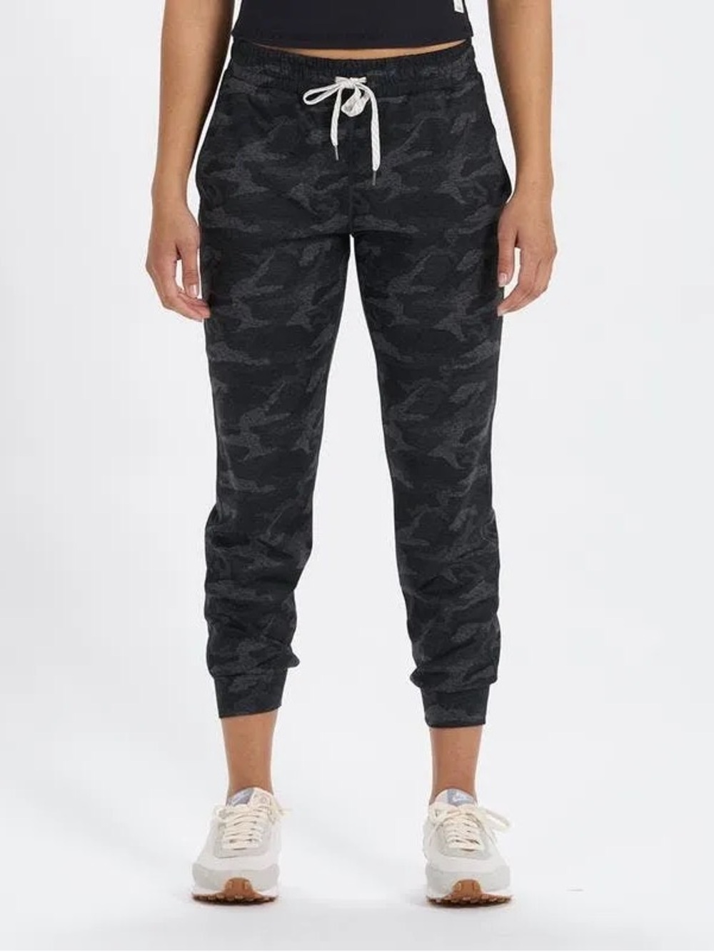 Vuori Black Charcoal Camo Track Joggers